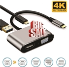 Cáp chuyển đổi USB Type C sang HUB PD, HDMI, USB 3.0, VGA